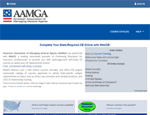 Tablet Screenshot of aamga.webce.com